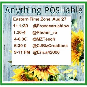 Anything POSHable Saturday Share Show with Pam.